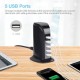 Chargeur multiplicateur de ports 5 USB camera 1080P détection de mouvement