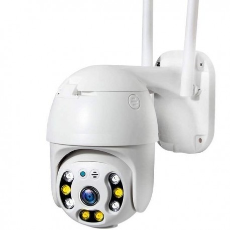 Camera de surveillance à tête rotative IP et Wifi 1080P vision de nuit
