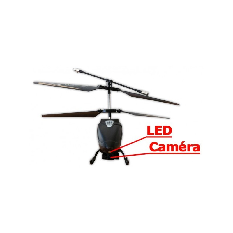 Hélicoptère télécommandé avec caméra espion intégrée - Camera Espionnage