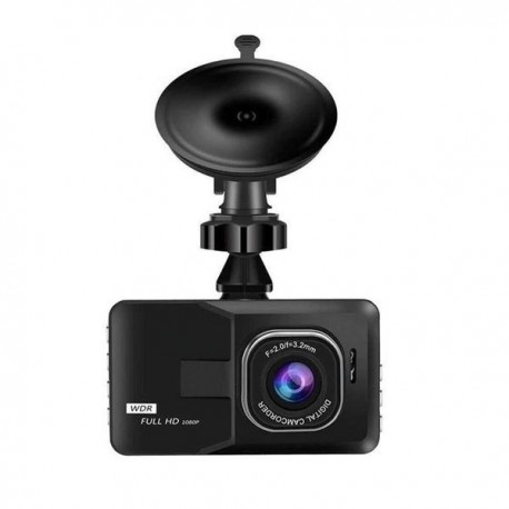 Dashcam caméra voiture 1080P avec écran LCD 7,5cm détection de mouvement 