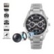 Montre caméra espion full HD 1080P vision infrarouge 32 Go gris 