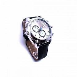 Montre caméra espion HD 1080P 8Go Vision infrarouge waterproof