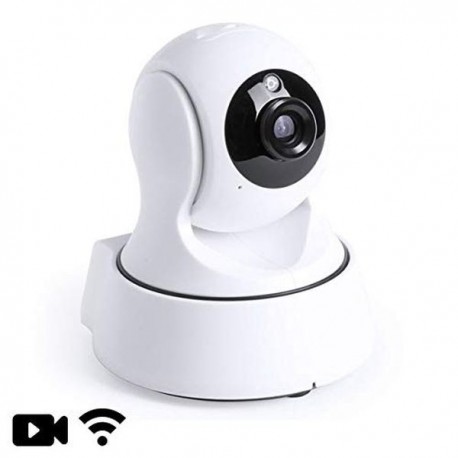 Caméra de sécurité IP à tête rotative vision nocturne Wifi