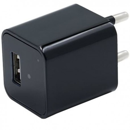 Chargeur prise secteur USB camera espion 1080P WIFI détection de mouvement